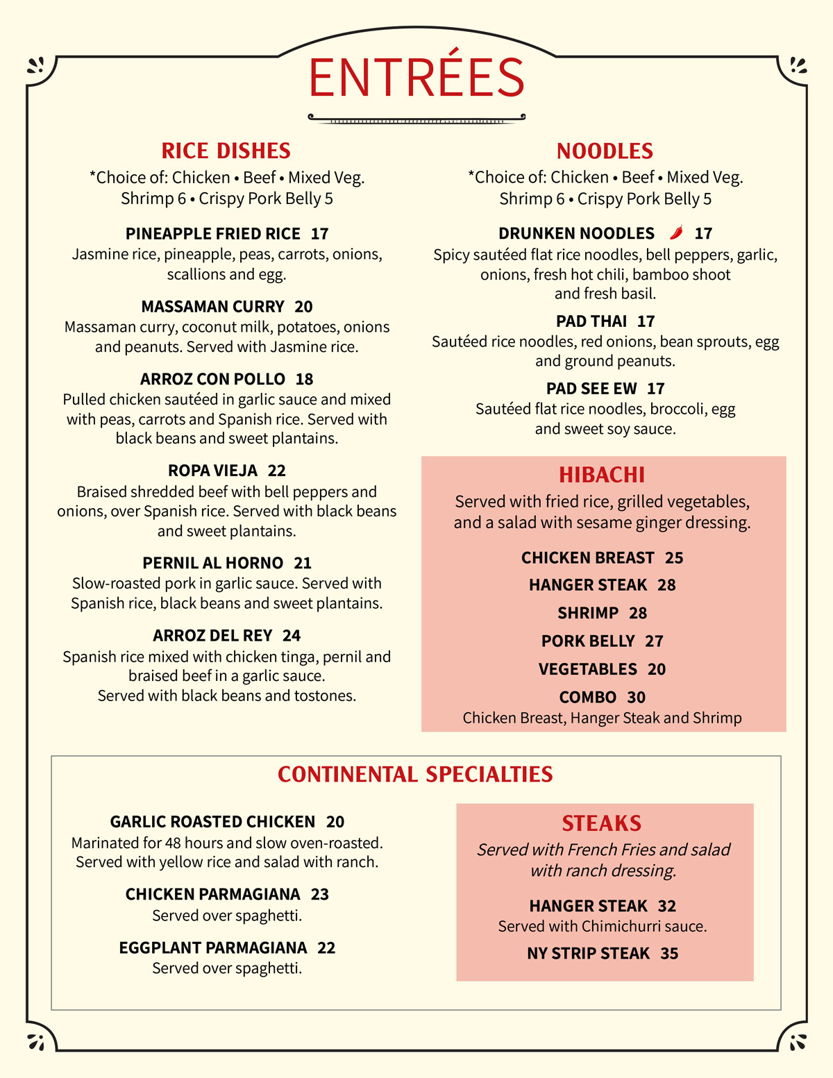 Our Foods